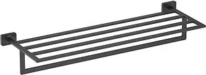 Полка для полотенец Aquatek Либра чёрный матовый AQ4315MB, 1