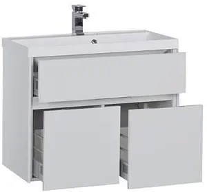 Тумба-умывальник Aquanet Латина 80 белый 00179638+00179395 Тумба-умывальник Aquanet Латина 80 белый 00179638+00179395, 5