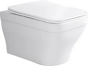 Унитаз подвесной безободковый Aquanet Elegant Rimless белый Elegant W Унитаз подвесной безободковый Aquanet Elegant Rimless белый Elegant W, 3