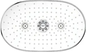 Лейка верхнего душа с настенным креплением Grohe Rainshower SmartControl Duo белый/хром 26254LS0 Лейка верхнего душа с настенным креплением Grohe Rainshower SmartControl Duo белый/хром 26254LS0, 4