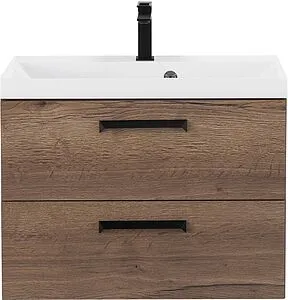 Тумба-умывальник подвесная BelBagno AURORA 60 Rovere Tabacco AURORA-600-2C-SO-RT+BB600/450-LV-MR-AST, 1