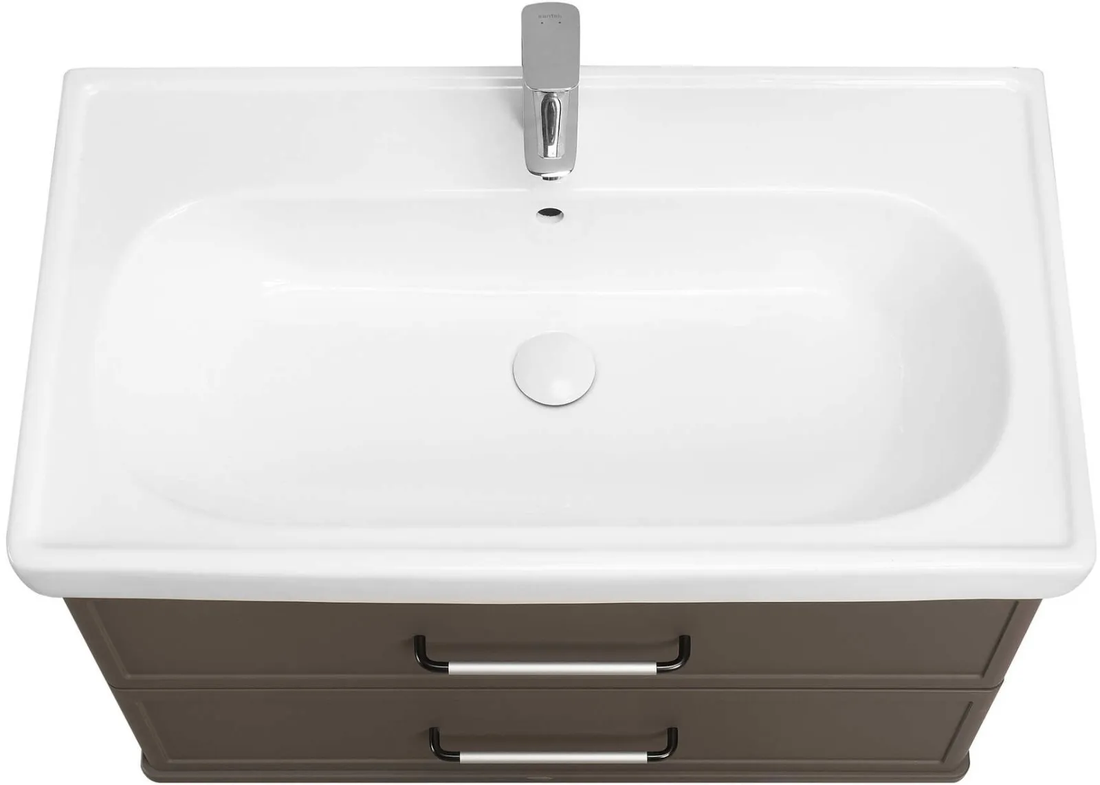 Тумба-умывальник подвесная Aquaton Нео-Классика 85 мускат 1A2863K1NCR30 Тумба-умывальник подвесная Aquaton Нео-Классика 85 мускат 1A2863K1NCR30, 3