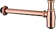 Сифон бутылочный для раковины Abber BEQUEM розовое золото AF0032RG Сифон бутылочный для раковины Abber BEQUEM розовое золото AF0032RG