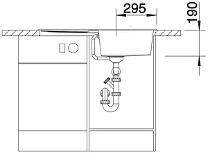 Мойка кухонная Blanco Metra 5 S 86 белый 513037 Мойка кухонная Blanco Metra 5 S 86 белый 513037, 4