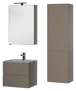 Шкаф-пенал подвесной Aquanet Алвита 40 капучино 183988, 3