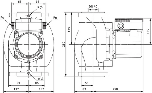 Насос циркуляционный Wilo TOP-S 40/15-DM 2165527