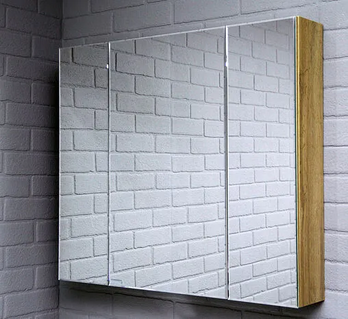 Шкаф-зеркало Домино Bruno 80 дуб вотан DBr2905HZ