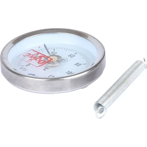 Термометр биметаллический накладной Росма БТ-30.010 63мм 120°С от ¾ до 2&quot; 00000002384