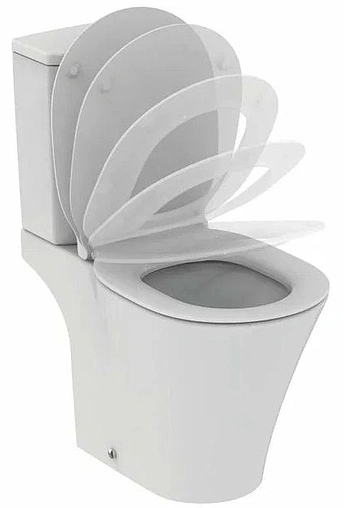 Унитаз-компакт безободковый Ideal Standard Connect Air AquaBlade белый E009701+E073401