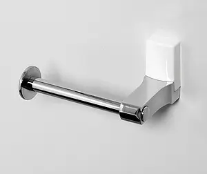 Держатель туалетной бумаги Wasserkraft Leine хром/белый 5096WHITE Держатель туалетной бумаги Wasserkraft Leine хром/белый 5096WHITE, 2