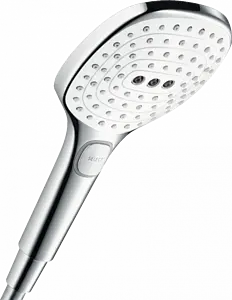 Лейка ручного душа Hansgrohe Raindance Select E 120 3jet EcoSmart хром/белый 26521400 Лейка ручного душа Hansgrohe Raindance Select E 120 3jet EcoSmart хром/белый 26521400, 1