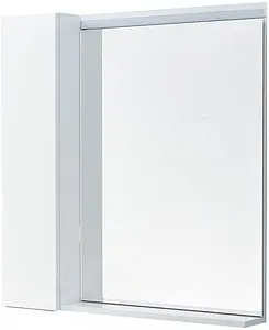 Шкаф-зеркало Aquaton Рене 80 белый/грецкий орех 1A222502NRC80 Шкаф-зеркало Aquaton Рене 80 белый/грецкий орех 1A222502NRC80, 1