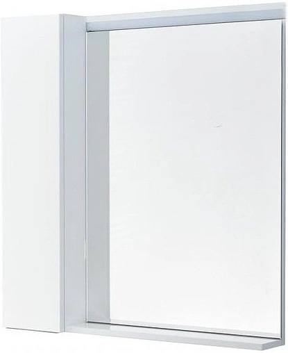 Шкаф-зеркало Aquaton Рене 80 белый/грецкий орех 1A222502NRC80