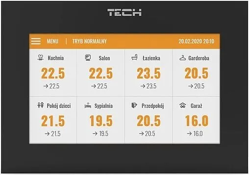 Беспроводная панель управления контроллером TECH ST-M-8e черный