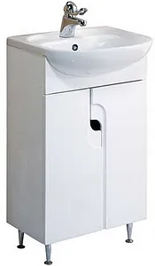 Тумба-умывальник напольная Aquaton Панда 50 белый 1A0537K1PD010, 1