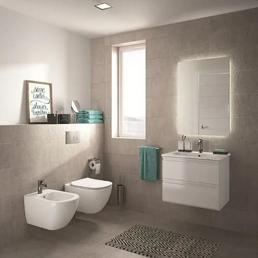 Промо комплект Ideal Standard Tesi AquaBlade белый PT457001 Промо комплект Ideal Standard Tesi AquaBlade белый PT457001