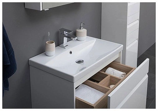 Тумба под умывальник Aquanet Палермо 70 белый 00203938