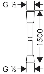 Шланг для душа Lemark Turn-Free 150см чёрный LE8025P-Black, 2