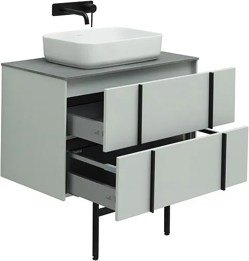 Тумба-умывальник подвесная Allen Brau Reality 80 папирус 1.32005.PWM+