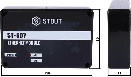 Интернет модуль для дистанционно управлять работой котла Stout ST-507 STE-0101-007006