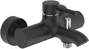 Смеситель для ванны Ideal Standard Kolva чёрный матовый/хром BC675U4 Смеситель для ванны Ideal Standard Kolva чёрный матовый/хром BC675U4, 1