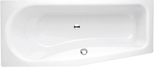 Ванна стальная Bette Luna 170х75 L anti-slip Sense+easy-clean белый 2760-000 PLUS AS