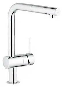 Смеситель для кухни с выдвижным изливом Grohe Minta хром 32168000, 1