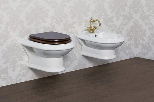 Унитаз подвесной Cezares King Palace белый CZR-163-TH