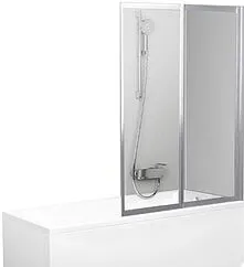 Шторка на ванну 1000мм прозрачное стекло Ravak Supernova VS2 105 796M0U00Z1