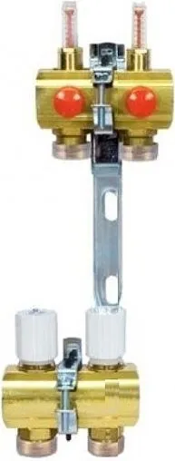 Группа коллекторная с расходомерами 2 отвода 1&quot;в/в x ¾&quot;ек Giacomini R553KY062