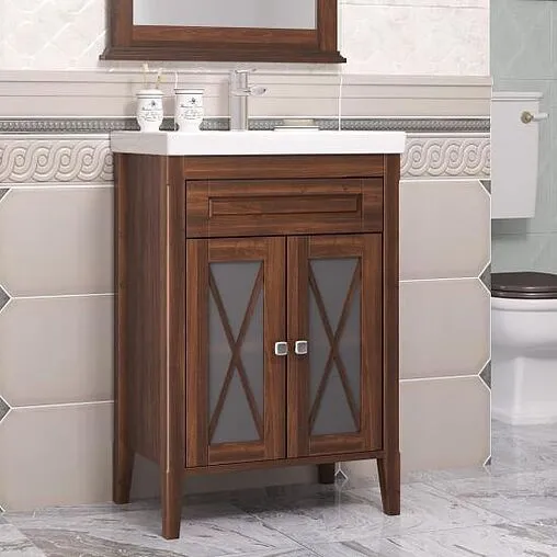 Тумба под умывальник напольная Opadiris Палермо 60 светлый орех 00-00006718