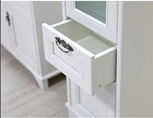 Шкаф-пенал напольный Aquaton Идель 35 R дуб белый 1A198003IDM7R, 5