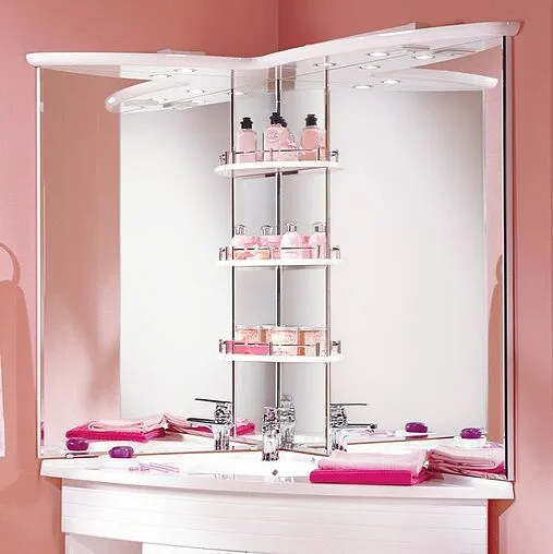 Зеркало с подсветкой Aquaton Лас-Вегас 100 L белый 1A0513K0LA01L