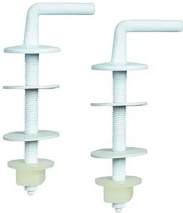 Крепления для сидения унитаза Wirquin  белый 10981440 Крепления для сидения унитаза Wirquin  белый 10981440, 1