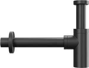 Сифон бутылочный для раковины Kerama Marazzi чёрный матовый A400BLACK Сифон бутылочный для раковины Kerama Marazzi чёрный матовый A400BLACK, 3