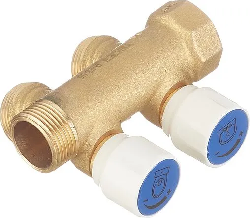 Коллектор регулирующий проходной 2 отвода ¾&quot;в/н x ¾&quot;ек TECE 8730006