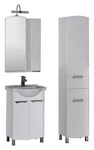 Шкаф-зеркало Aquanet Асти 55 белый 180073, 5