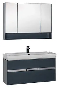 Шкаф-зеркало Aquanet Виго 120 сине-серый 00183363 Шкаф-зеркало Aquanet Виго 120 сине-серый 00183363, 4