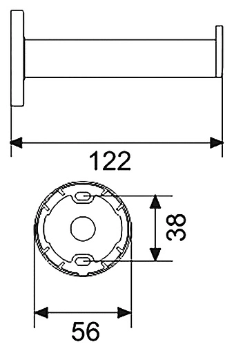 Держатель для запасных рулонов Keuco Plan хром 14963010000 Держатель для запасных рулонов Keuco Plan хром 14963010000