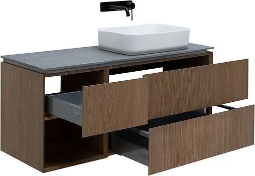 Тумба-умывальник подвесная Allen Brau Infinity 120 R дуб 1.21007.NO+