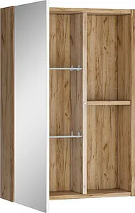 Шкаф-зеркало Домино Craft 50 дуб вотан DCr2212HZ, 3