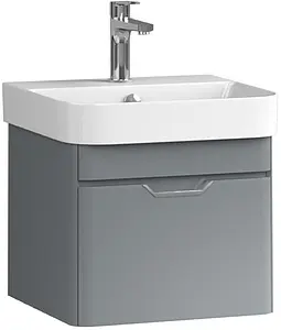 Тумба-умывальник подвесная ISVEA Fonte 48 серый 21SQS004049I+10SQ50048SV, 1