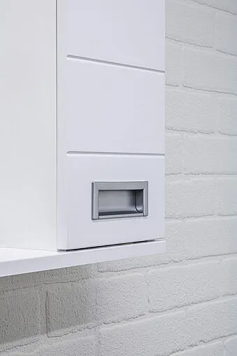 Шкаф-зеркало Домино Cube 75 R белый DC5009HZ