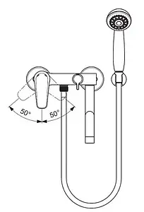 Смеситель для ванны с длинным изливом Vidima Balance хром BA268AA Смеситель для ванны с длинным изливом Vidima Balance хром BA268AA, 4