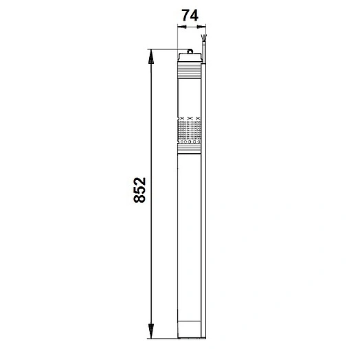 Насос скважинный центробежный 3&quot; Grundfos SQЕ 1-110 96510145