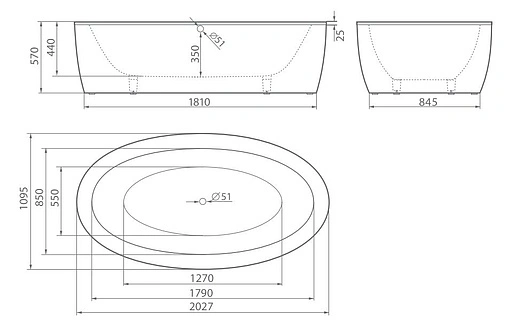 Панель для ванны фронтальная Esse Corsica белый