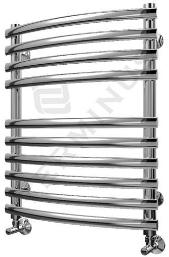Полотенцесушитель водяной лесенка Terminus Капри П10 500х686 полированная сталь 4620768887178