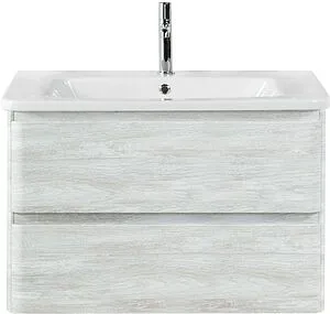 Тумба-умывальник подвесная BelBagno ALBANO-CER 80 Rovere Vintage Bianco ALBANO-CER-800-2C-SO-RVB+12080-KL, 1