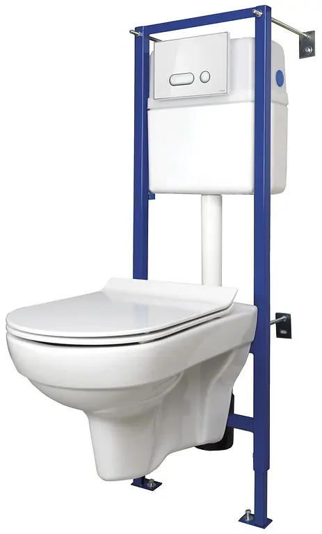 Комплект 6 в 1 Cersanit City New Clean On S-SET-CITYC/LPRO/S-DL/In-Wg-w с кнопкой Intera BU-INT/WHG/GL белый глянцевый Комплект 6 в 1 Cersanit City New Clean On S-SET-CITYC/LPRO/S-DL/In-Wg-w с кнопкой Intera BU-INT/WHG/GL белый глянцевый, 1