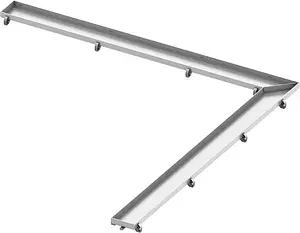 Решетка для лотка под плитку угловая 825мм TECEdrainline Plate 610970 Решетка для лотка под плитку угловая 825мм TECEdrainline Plate 610970, 1